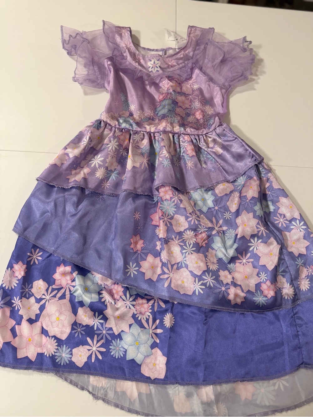 Disney Encanto Isabela Madrigal Costume Dress Girls 4-6X